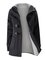 Women Horn Button Cotton Fleece Hooded Duffle Coat